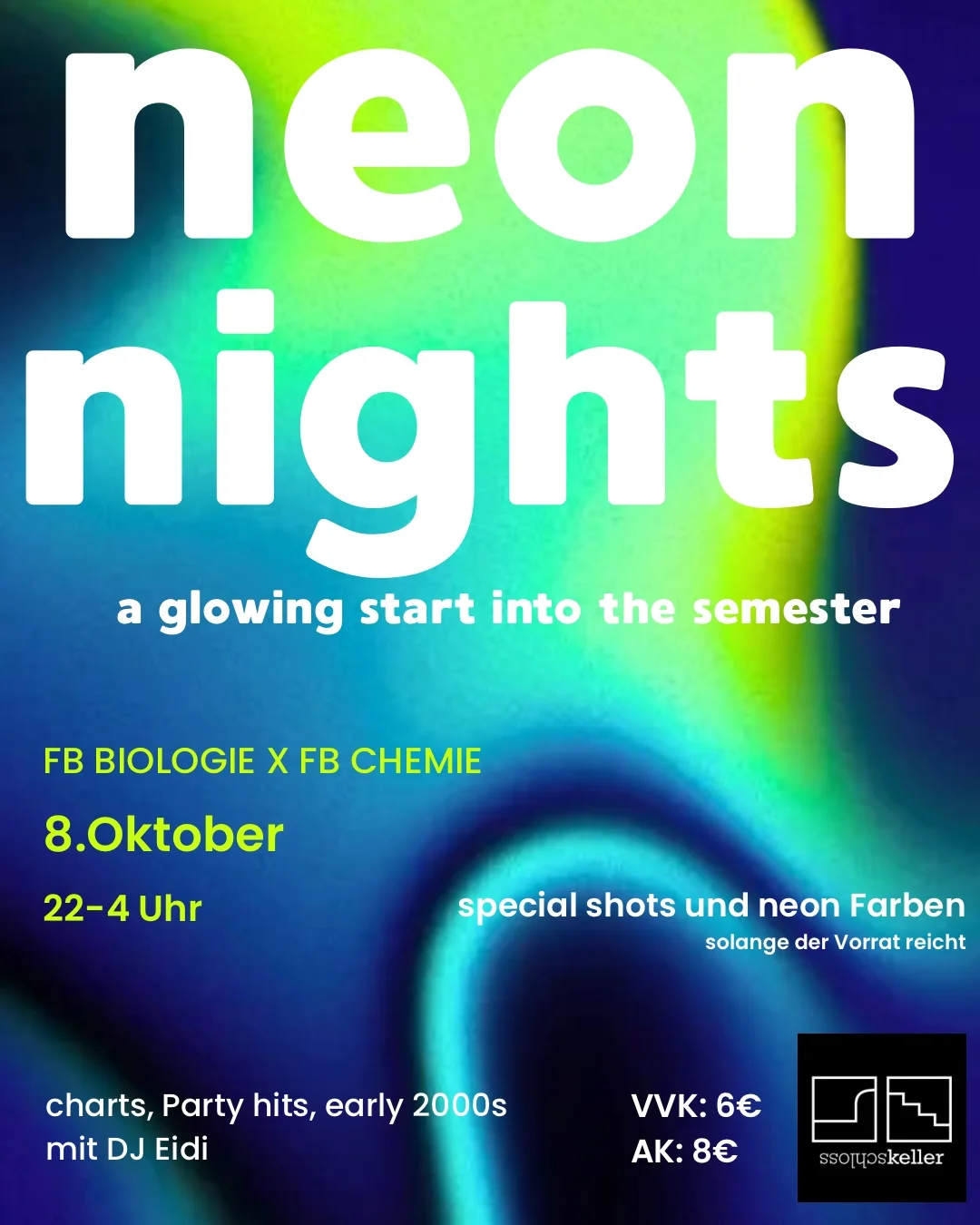 Flyer: NEON NIGHTS ERSTI PARTY Flyer: NEON NIGHTS ERSTI PARTY