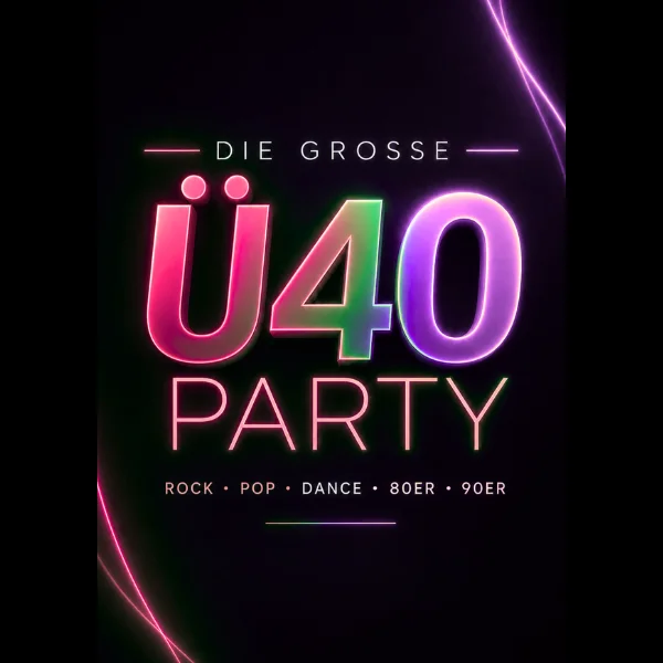 Flyer: Die große Ü40 Party Nacht in Chemnitz Flyer: Die große Ü40 Party Nacht in Chemnitz