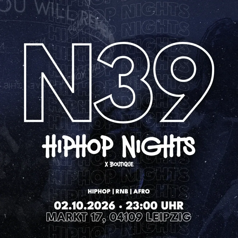 Flyer: N39 HipHop Nights Flyer: N39 HipHop Nights