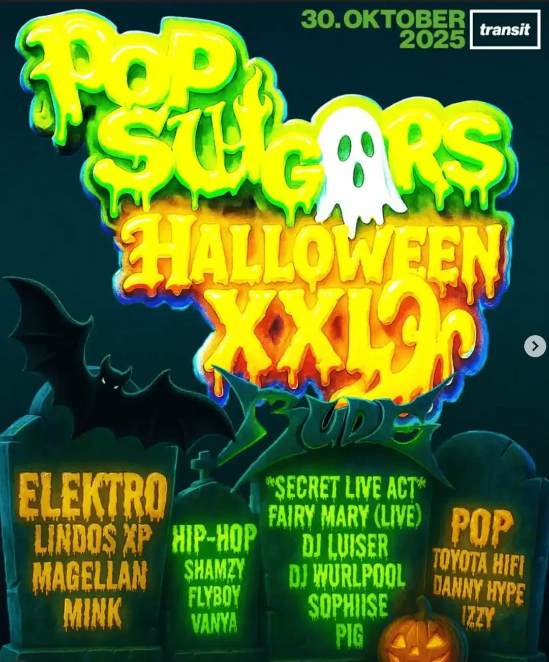 Flyer: Popsugars Halloween Flyer: Popsugars Halloween