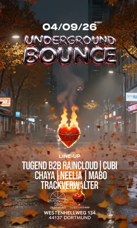 Flyer: ⛓️ UNDERGROUND BOUNCE ❤️🔥 Flyer: ⛓️ UNDERGROUND BOUNCE ❤️🔥