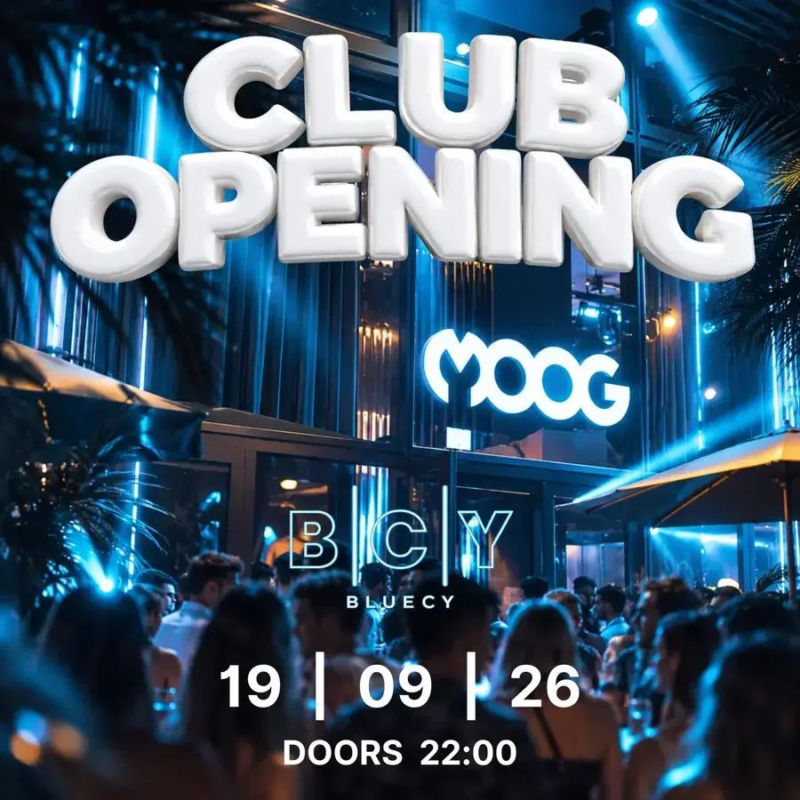 Flyer: BLUECY CKUB SEASON OPENING Flyer: BLUECY CKUB SEASON OPENING