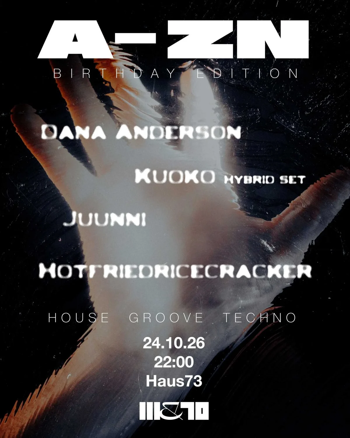 Flyer: A-ZN INVITES (BIRTHDAY EDITION) (HOUSE / GROOVE / TECHNO) Flyer: A-ZN INVITES (BIRTHDAY EDITION) (HOUSE / GROOVE / TECHNO)