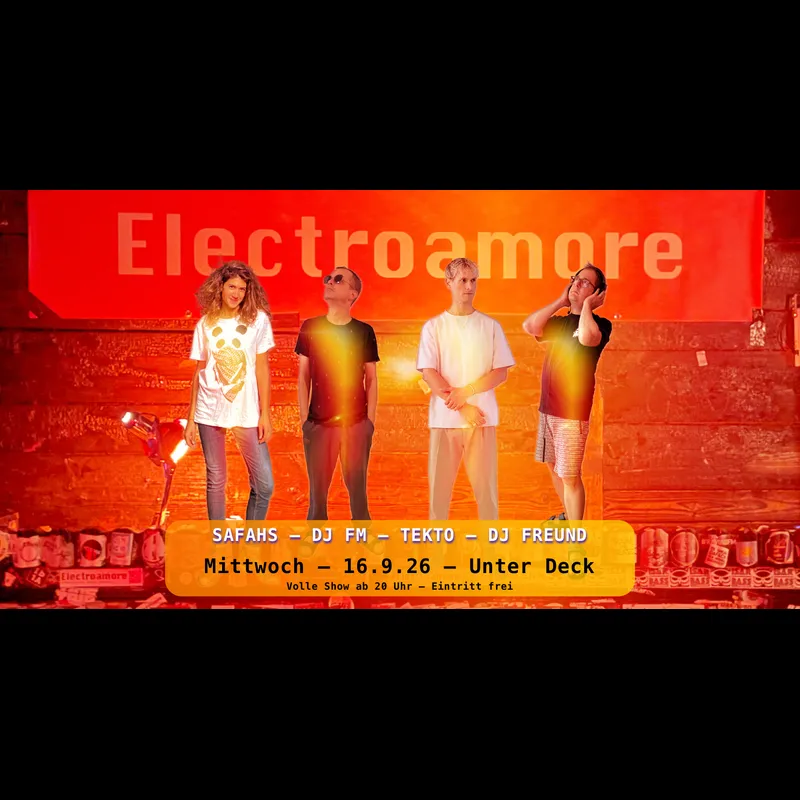 Flyer: Electroamore im Unter Deck Flyer: Electroamore im Unter Deck