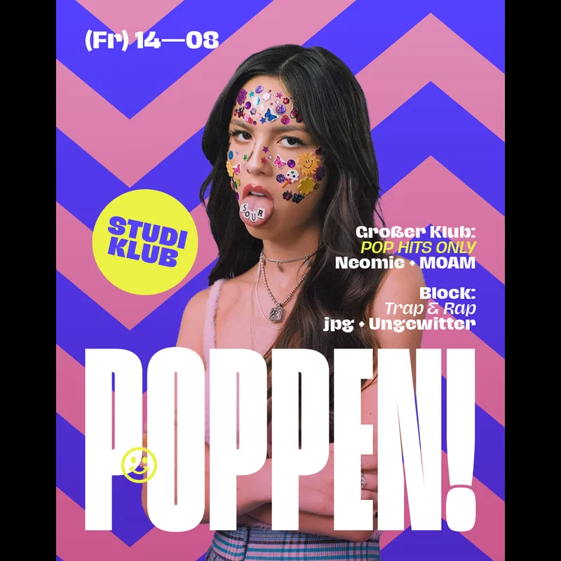 Flyer: STUDI KLUB - POPPEN! Flyer: STUDI KLUB - POPPEN!