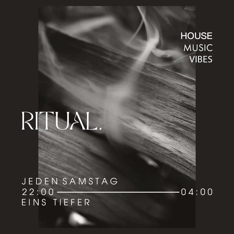 Flyer: RITUAL. Flyer: RITUAL.