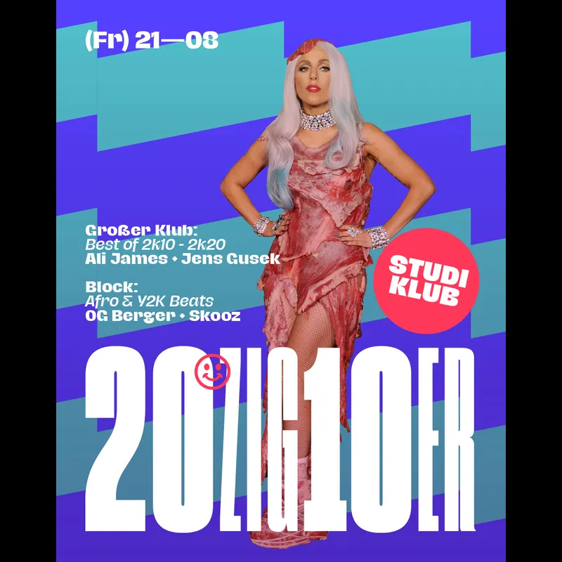 Flyer: STUDI KLUB - 20ZIG 10ER Flyer: STUDI KLUB - 20ZIG 10ER