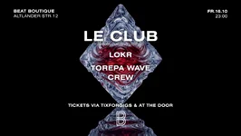 Flyer: LE CLUB Flyer: LE CLUB