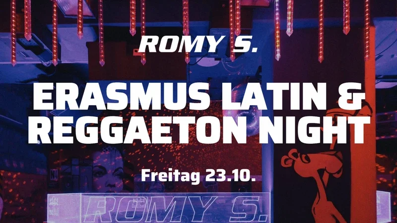 Flyer: ERASMUS LATIN & REGGAETON NIGHT Flyer: ERASMUS LATIN & REGGAETON NIGHT