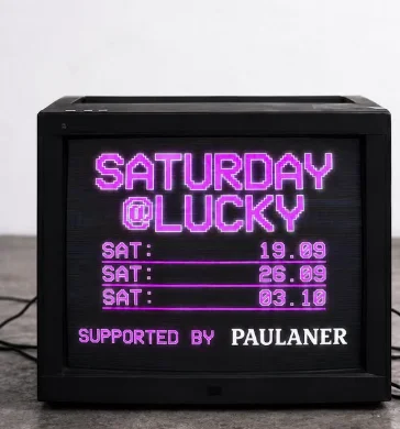 Flyer: SATURDAY @ LUCKY Flyer: SATURDAY @ LUCKY