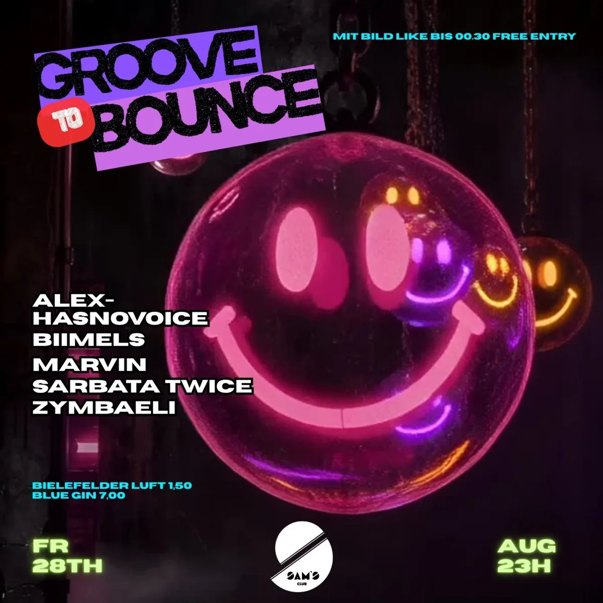 Flyer: Groove to Bounce Flyer: Groove to Bounce