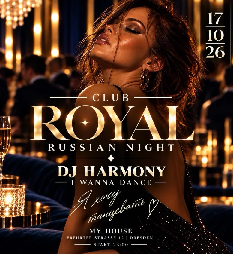 Flyer: Club Royal Russian Night Flyer: Club Royal Russian Night