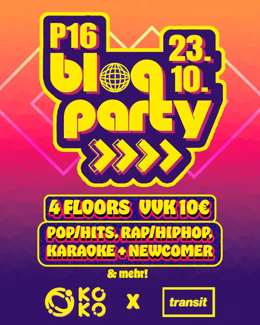 Flyer: bloqparty Flyer: bloqparty