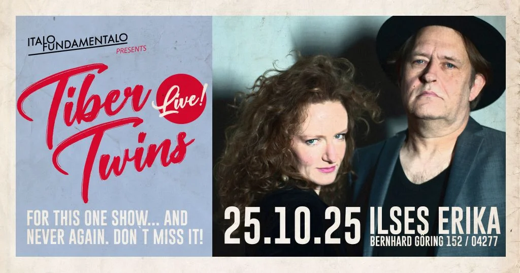 Flyer: TIBER TWINS + Italo Party NEVER GROW UP Flyer: TIBER TWINS + Italo Party NEVER GROW UP