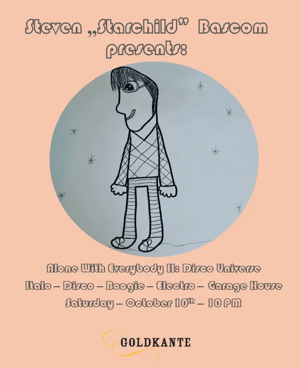 Flyer: Alone with everybody II: Disco Universe Flyer: Alone with everybody II: Disco Universe