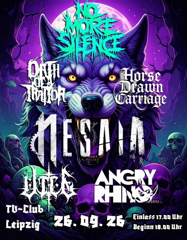 Flyer: No More Silence Festival Part II Flyer: No More Silence Festival Part II