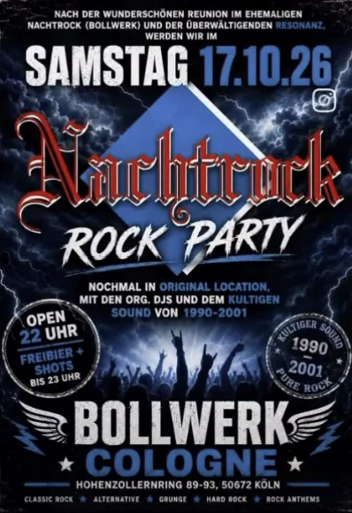 Flyer: Nachtrock Flyer: Nachtrock