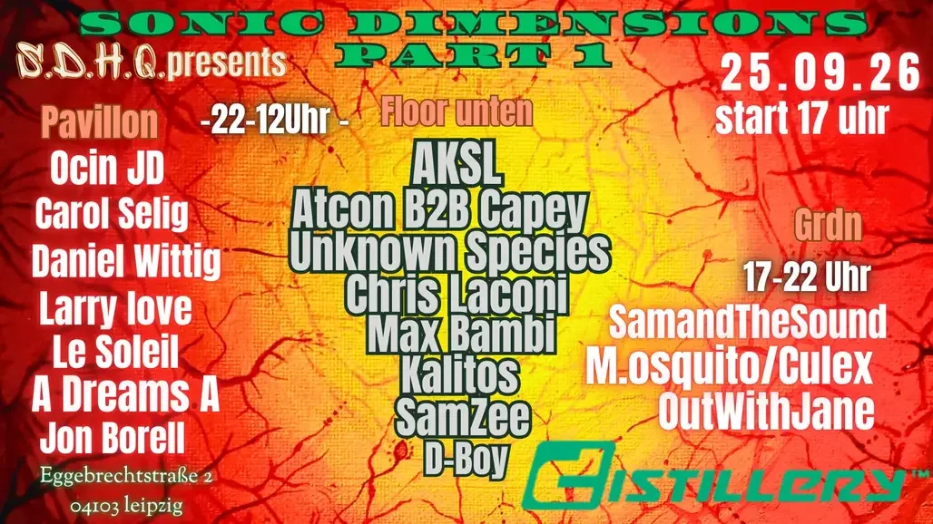 Flyer: S.D.H.Q. presents: Sonic Dimensions #1 Flyer: S.D.H.Q. presents: Sonic Dimensions #1