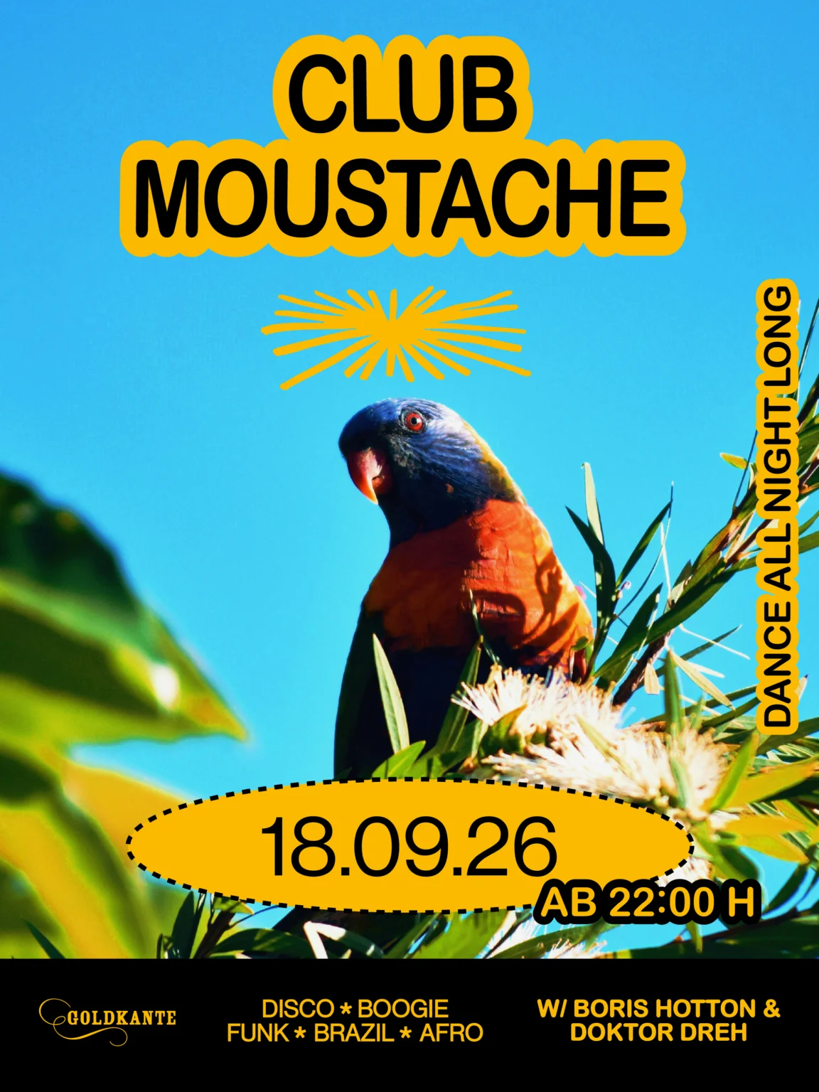 Flyer: Club Moustache Flyer: Club Moustache