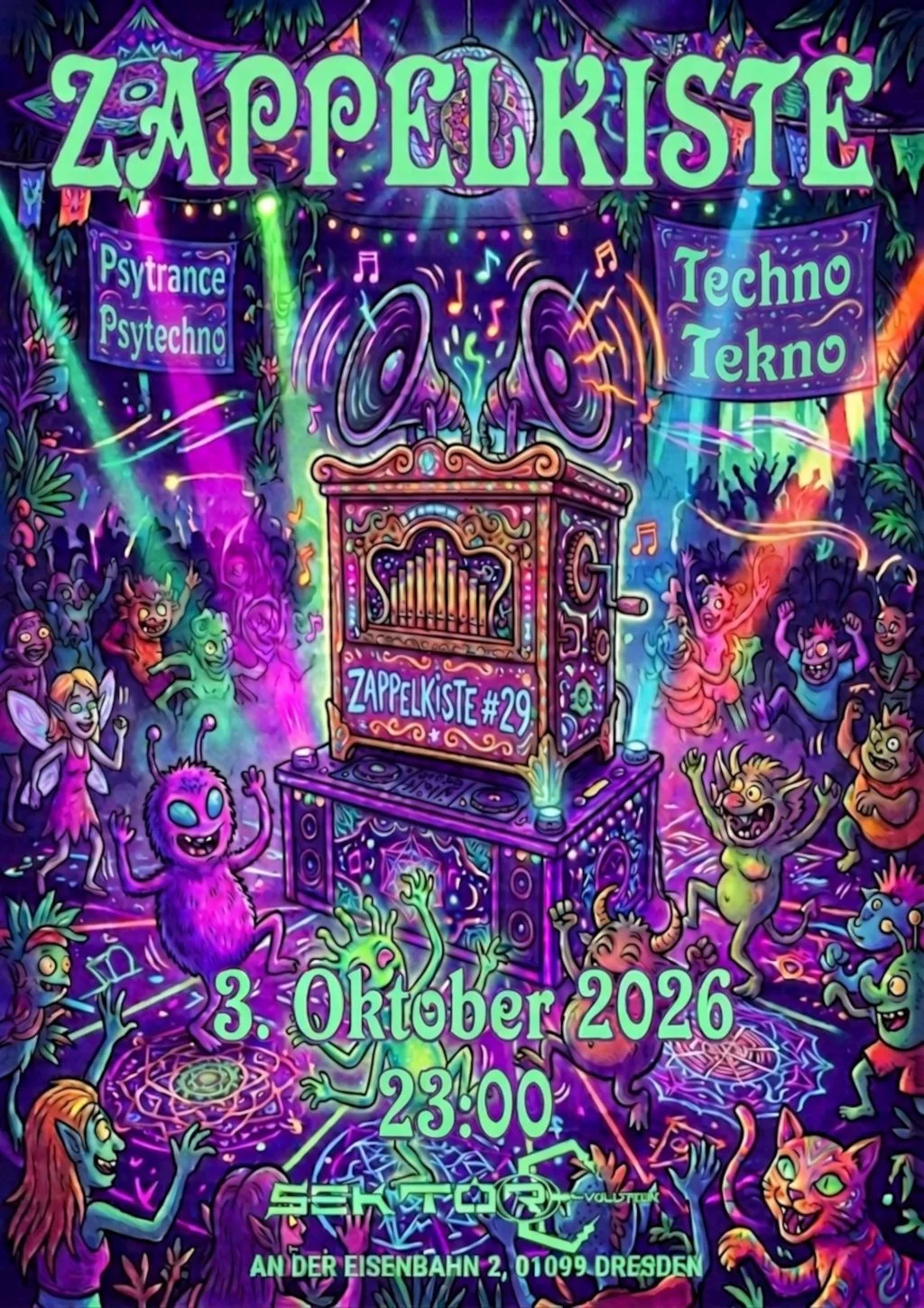 Zappelkiste #29 – Sektor Evolution, Dresden