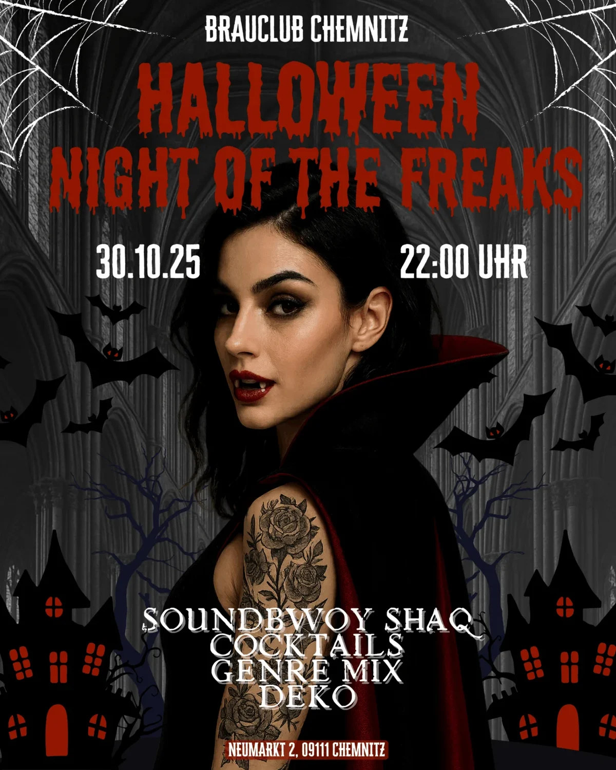 Flyer: Night of the Freaks Flyer: Night of the Freaks