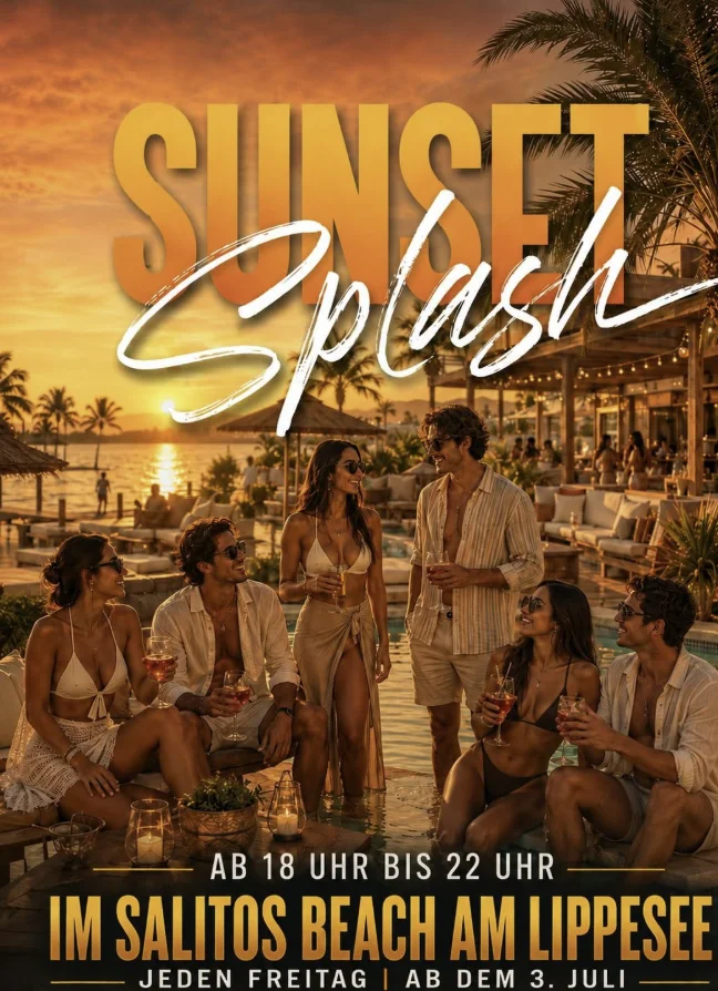 Flyer: Sunset Splash Flyer: Sunset Splash