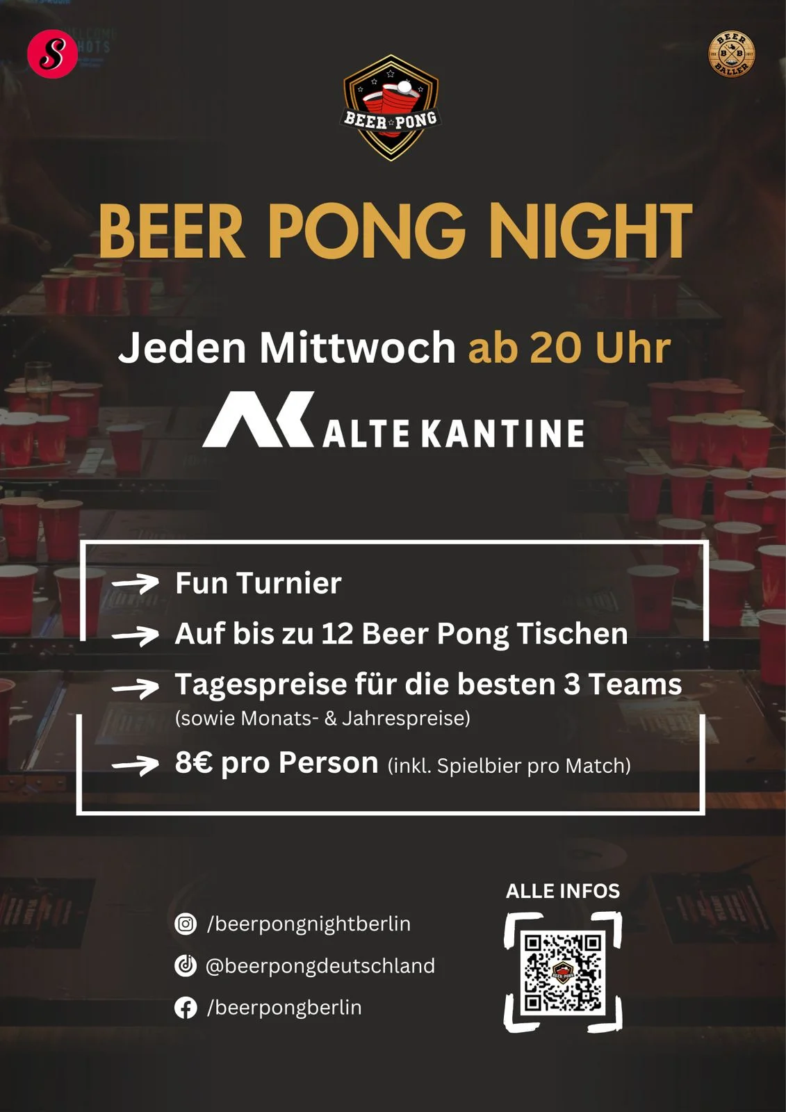 Flyer: Beer Pong Night Flyer: Beer Pong Night
