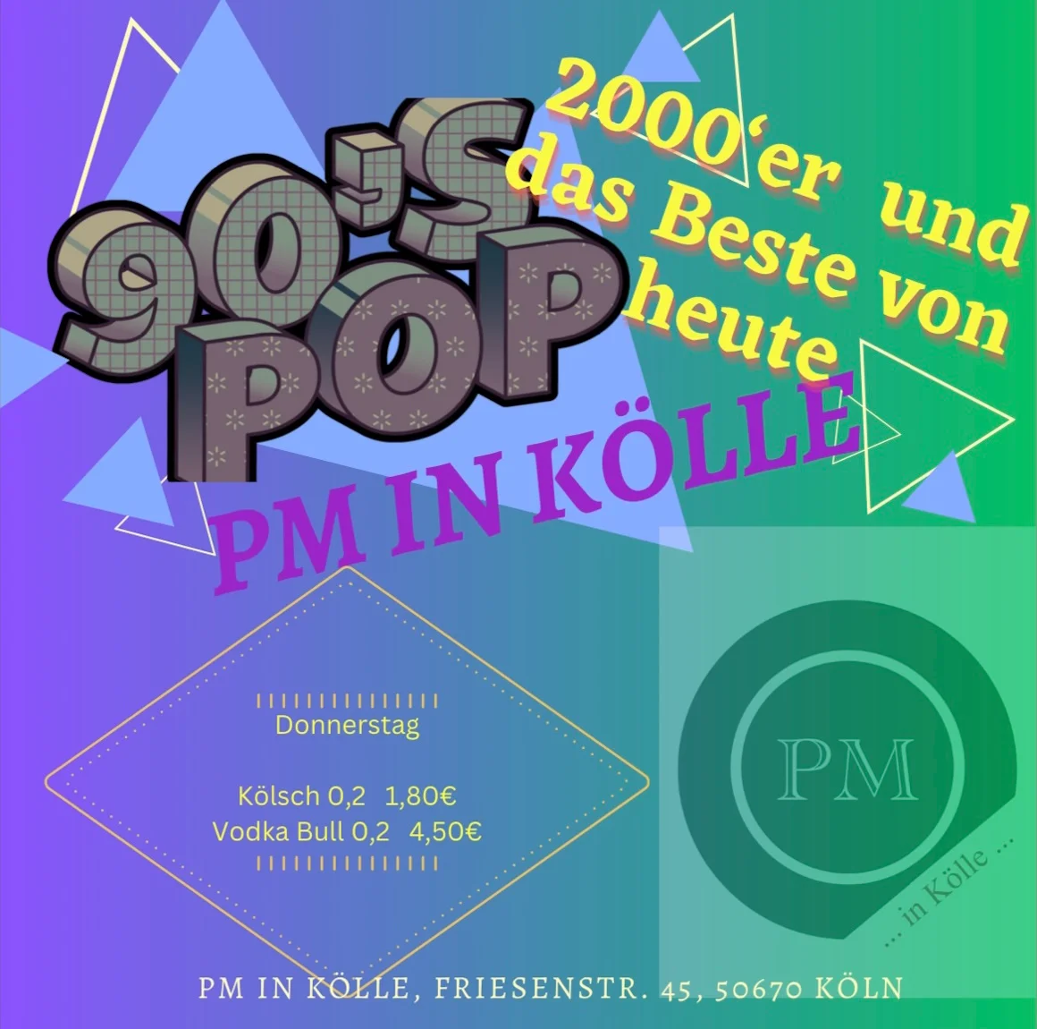 Flyer: Donnerstag im PM Flyer: Donnerstag im PM