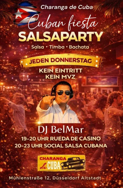 Flyer: Cuban Fiesta Salsaparty Flyer: Cuban Fiesta Salsaparty