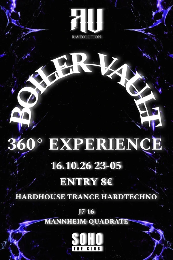 Event: RAVEOLUTION PRESENTS BOILER VAULT Event-Bild: RAVEOLUTION PRESENTS BOILER VAULT