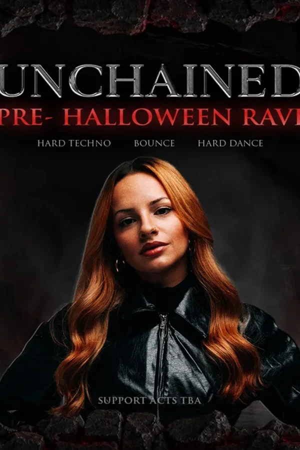 Event: UNCHAINED pres. PRE-HALLOWEEN RAVE w/ ALLY Event-Bild: UNCHAINED pres. PRE-HALLOWEEN RAVE w/ ALLY