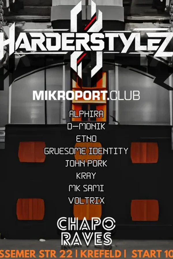 Event-Bild: FREE RAVE – HARDER STYLEZ x CHAPO RAVES
