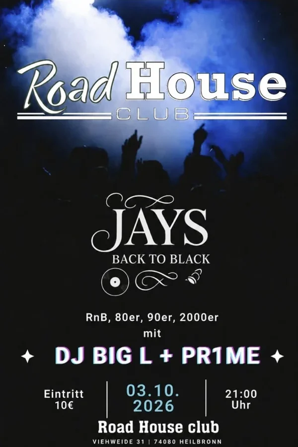 Event: JAYS BACK TO BLACK Event image: JAYS BACK TO BLACK
