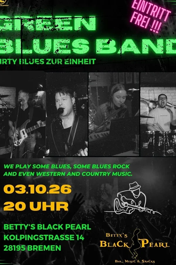 Event-Bild: GREEN BLUES BAND - Dirty Blues