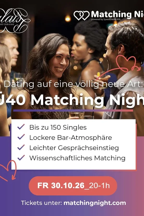 Event image: MATCHING NIGHT Ü40