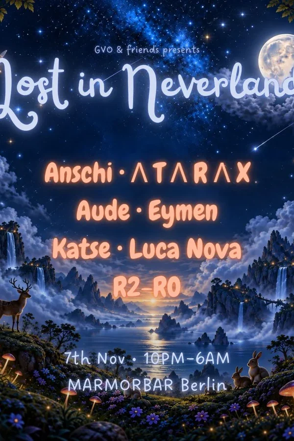 Event: GVO and friends present: Lost In Neverland Event-Bild: GVO and friends present: Lost In Neverland
