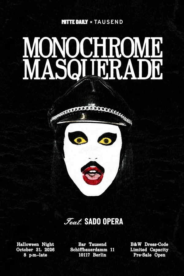 Event-Bild: Monochrome Masquerade feat. Sado Opera (Live Show)