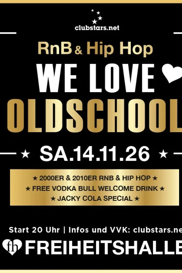 Event-Bild: We ❤️ 2000er & 2010er Oldschool RnB & Hip Hop