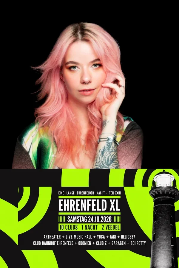 Event: Club Zimmermanns with YUE (Liquicity, NL) // Ehrenfeld XL – 10 Clubs, 1 Night, 2 Districts Event-Bild: Club Zimmermanns with YUE (Liquicity, NL) // Ehrenfeld XL – 10 Clubs, 1 Night, 2 Districts