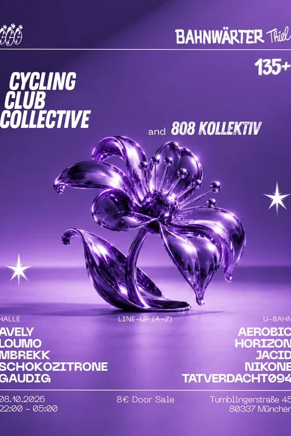 Event-Bild: 135+ mit Cycling Club Collective & 808 Kollektive