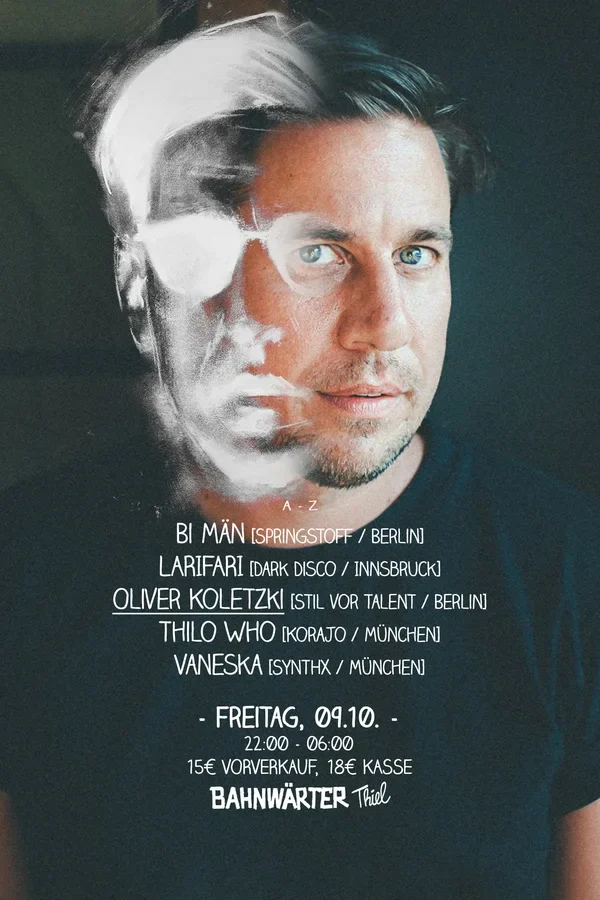 Event-Bild: Freitag mit Oliver Koletzki