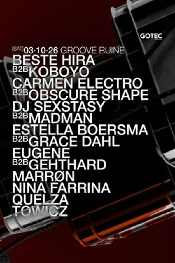 Event: GROOVE RUINE Event-Bild: GROOVE RUINE