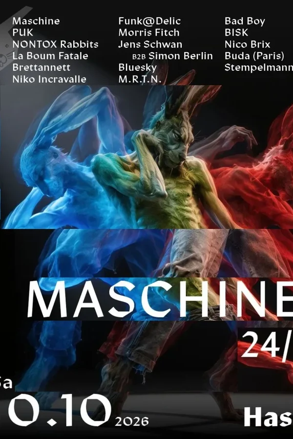 Event: Maschine 24-7 / RAW Techno Event-Bild: Maschine 24-7 / RAW Techno