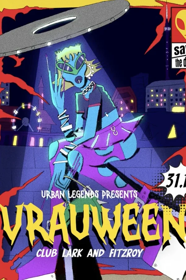 Event image: VRAUWEEN ཐི ₍^.ˬˬ.^₎ ཋྀ 2 CLUBS: QUEER BAILE FUNK