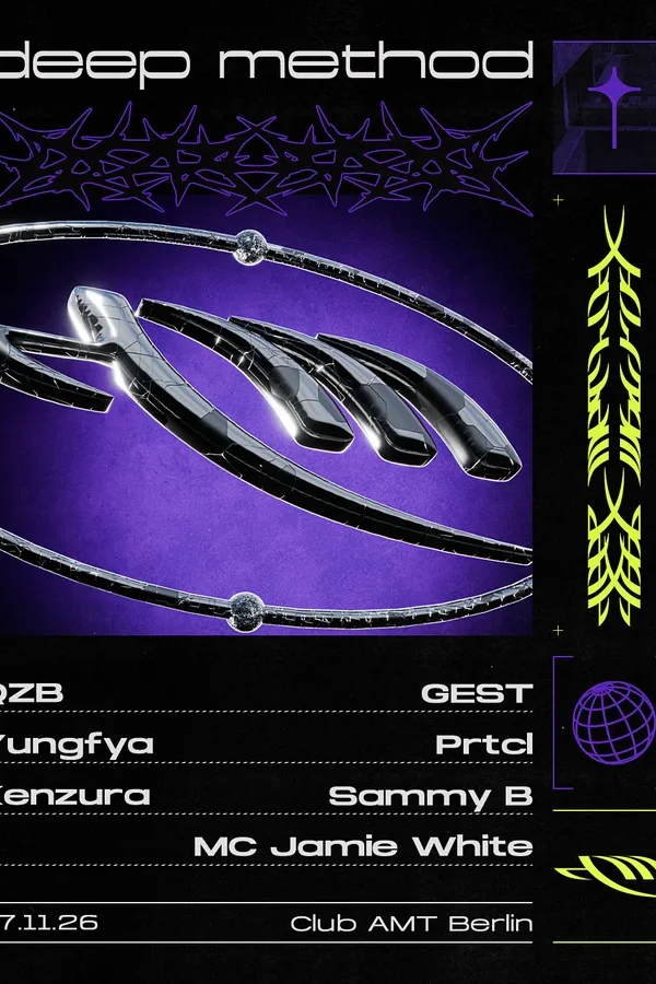 Event-Bild: deep method: QZB, GEST, yungfya & more