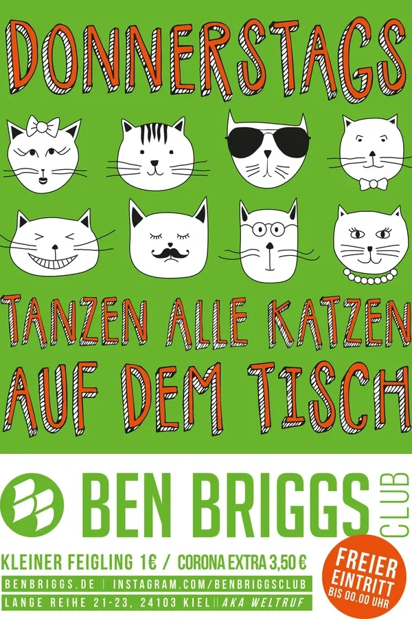 Event-Bild: ✪ DONNERSTAGS ✪ TANZEN ALLE KATZEN AUF DEM TISCH ✪