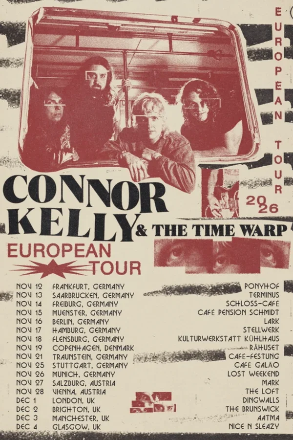 Event-Bild: Connor Kelly & The Time Warp – Europe 2026