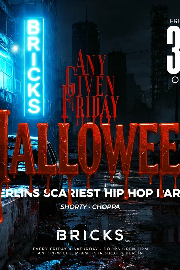 Event-Bild: HALLOWEEN SPECIAL BY ANY GIVEN FRIDAY