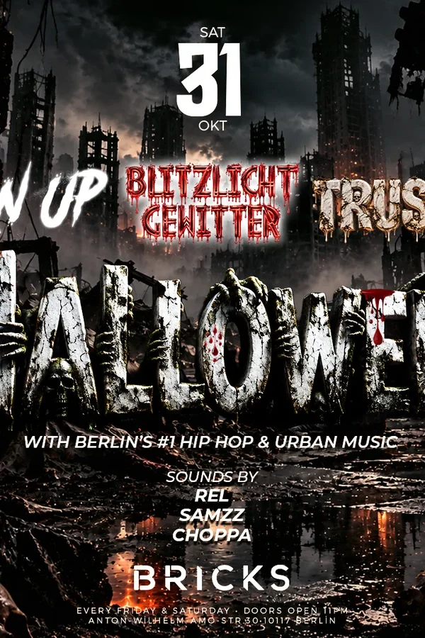 Event-Bild: HALLOWEEN SPECIAL BY TRUSTED x TURN UP x BLITZLICHTGEWITTER