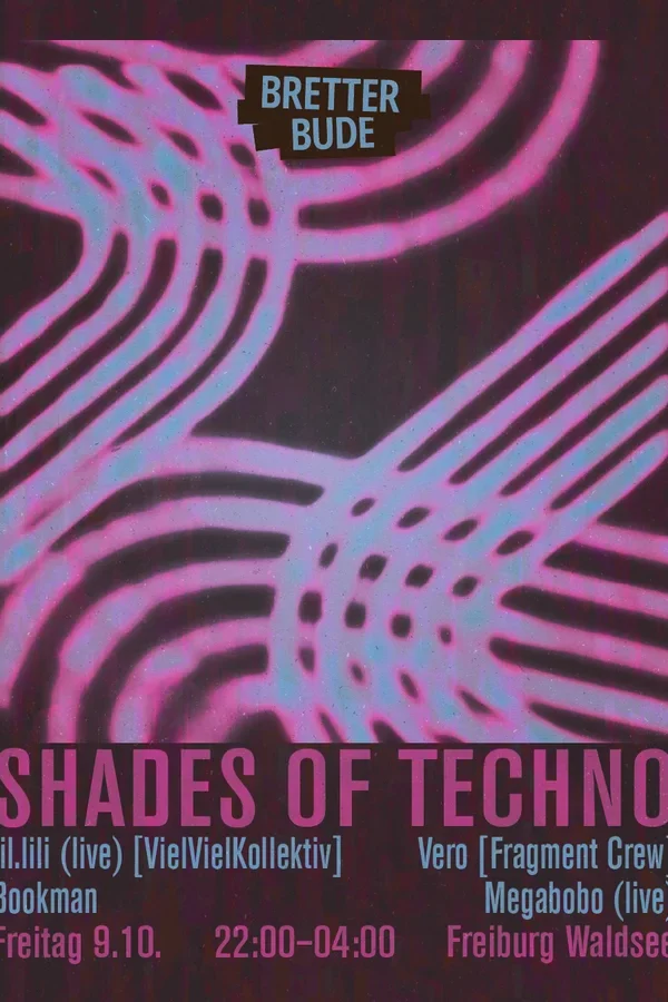 Event-Bild: Shades of Techno - Bretterbude im Waldsee - Live Techno